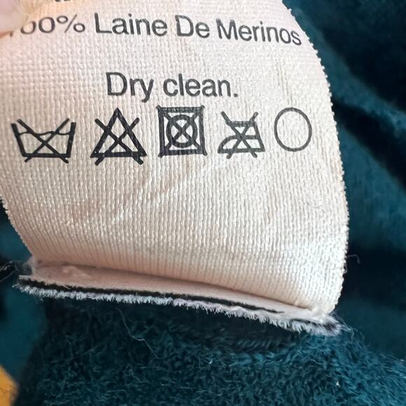 J. Crew 100% Merino Wool 3/4 Sleeve Women's Pullover Blue Sweater Size XS - Picture 10 of 12